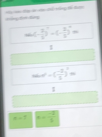 N(un)^^2=( (-2)/5 )^2m
m=7 n= (-2)/5 