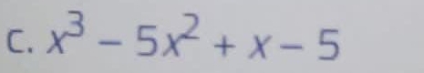 x^3-5x^2+x-5