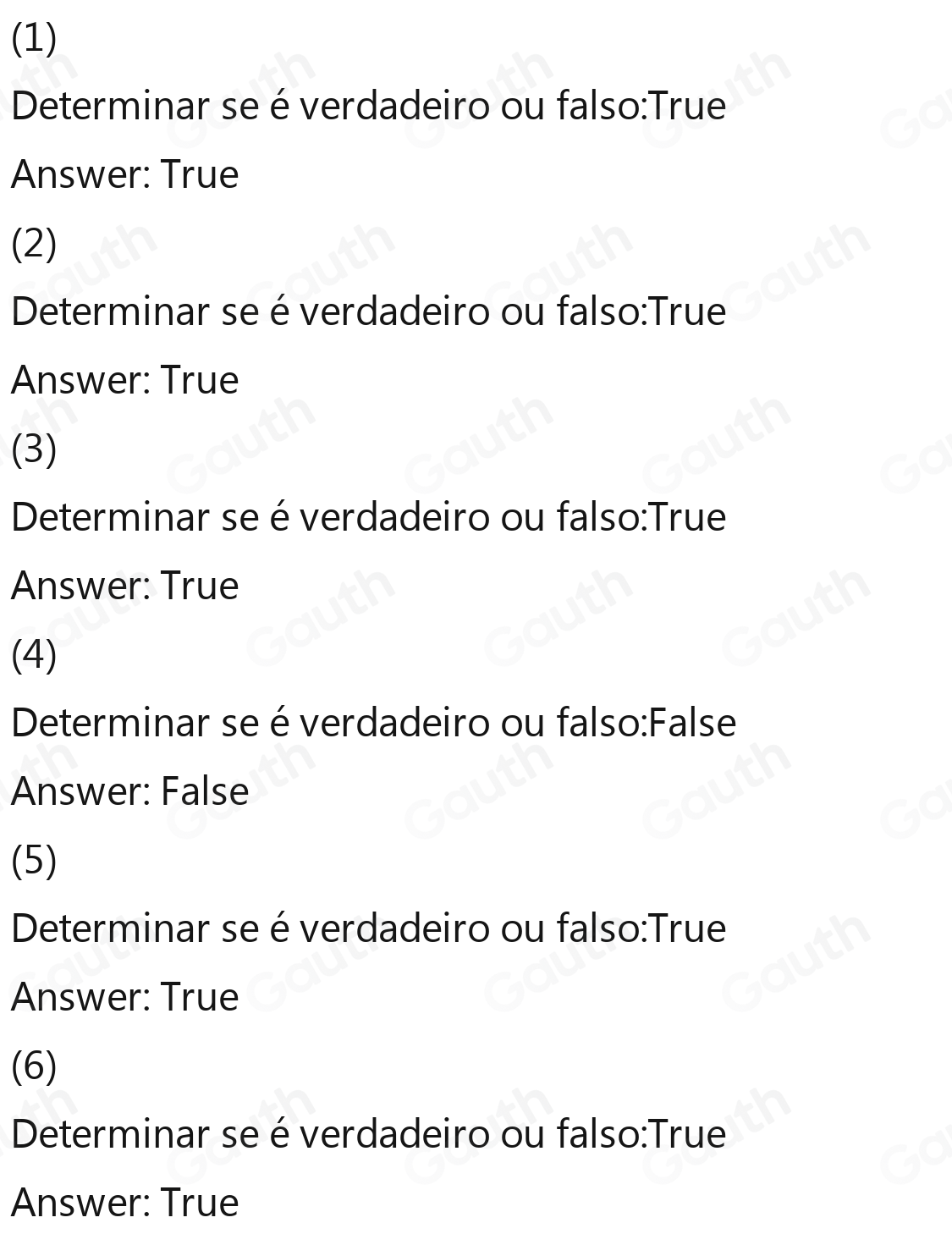 Resolvido:Classifique no caderno em verdadeira ou falsa cada uma das ...