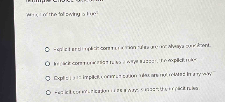 Solved: Mu pr Which of the following is true? Explicit and implicit ...