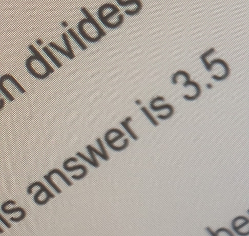 divide 
answer is 3.