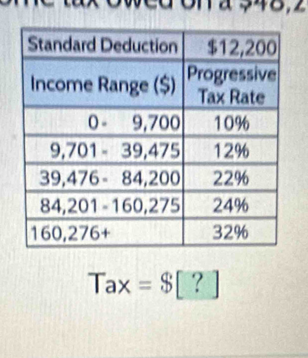 Tax=$[?]