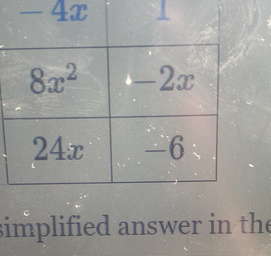 simplified answer in the