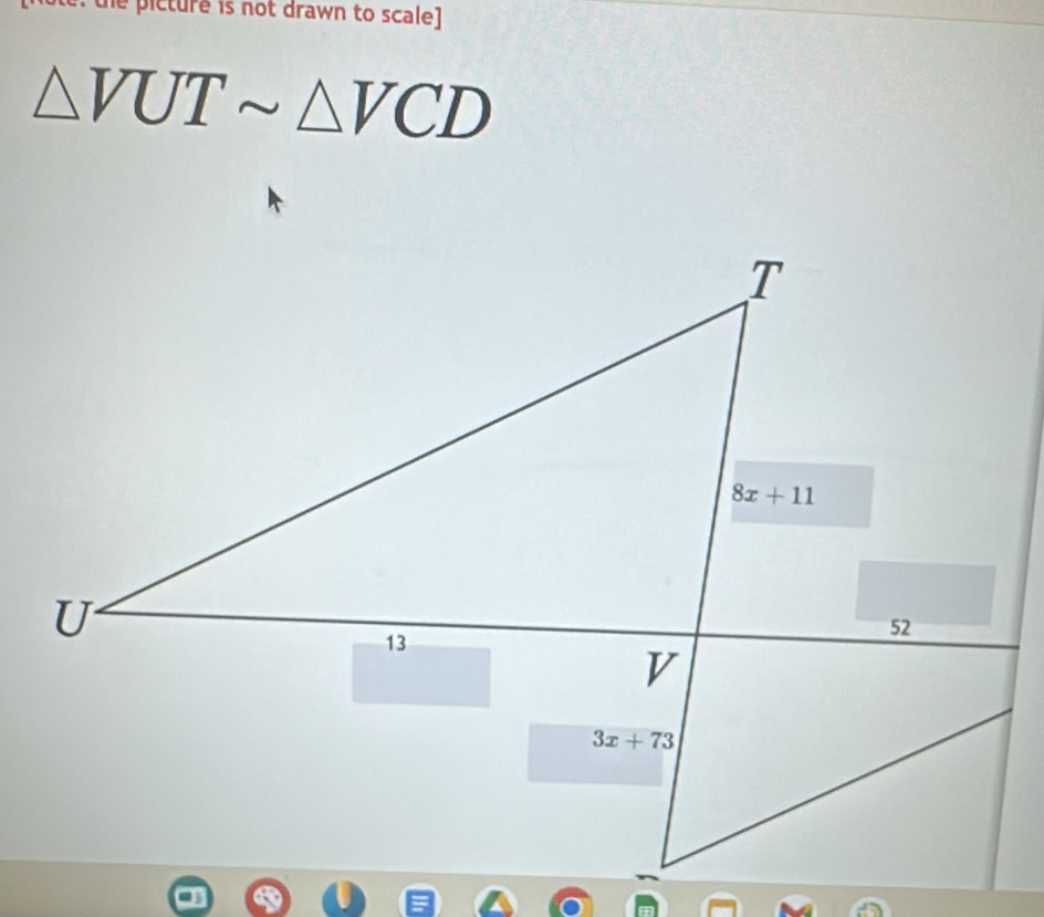 le picture is not drawn to scale]
△ VUTsim △ VCD