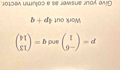 jοɪɔə^ ишп|оɔ е sе jəмsuе 」по ə^!り
b+dpsi > ino > 110 M
beginpmatrix VU xi Iendpmatrix =b pue beginpmatrix □  9-endpmatrix =d