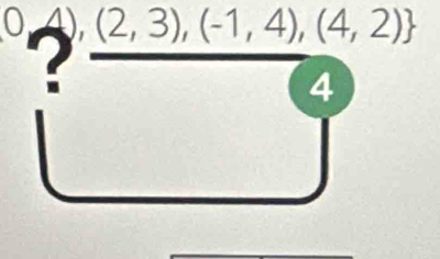 (2,3),(-1,4),(4,2)
4