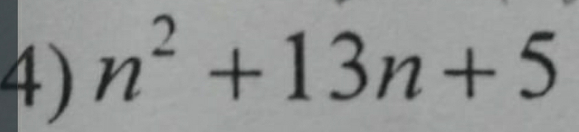 n^2+13n+5