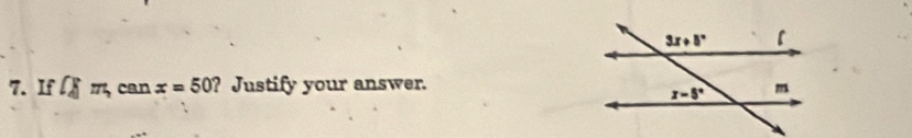 If 08m, can x=50 ? Justify your answer.