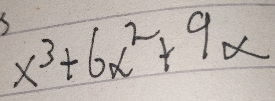 x^3+6x^2+9x