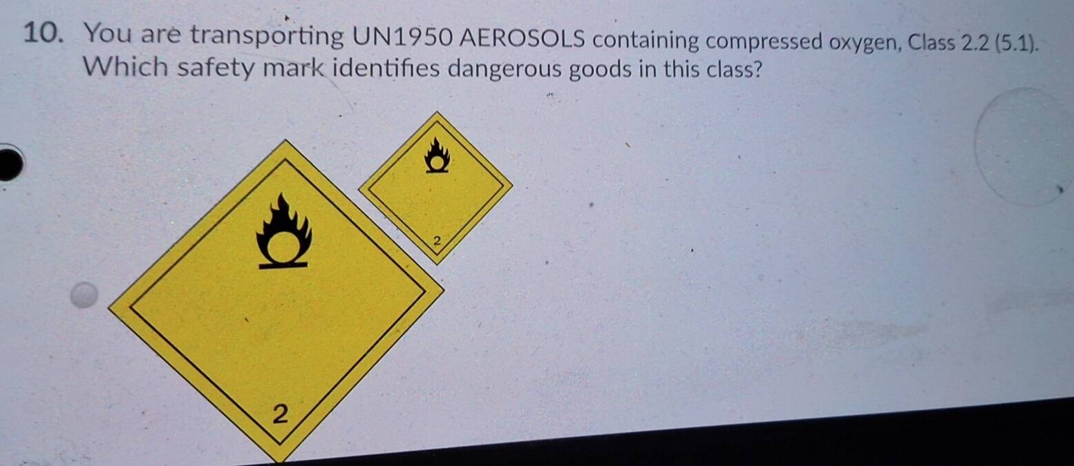 Solved: You are transporting UN1950 AEROSOLS containing compressed ...