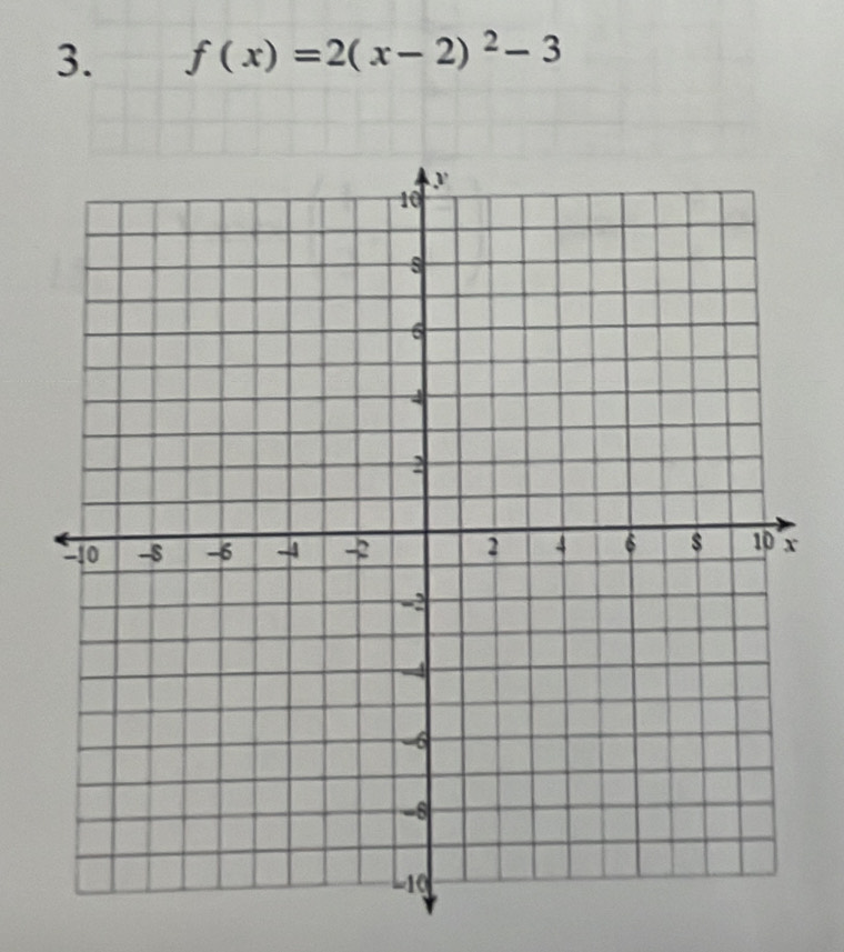 f(x)=2(x-2)^2-3