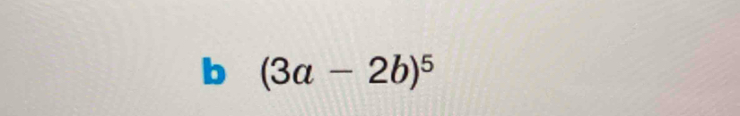 (3a-2b)^5