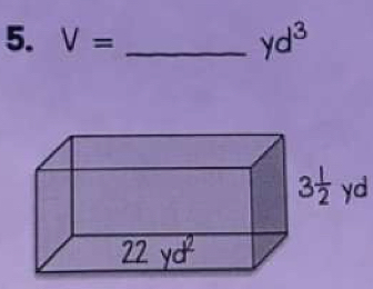 V= _
yd^3