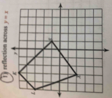 reflection across y=x
L