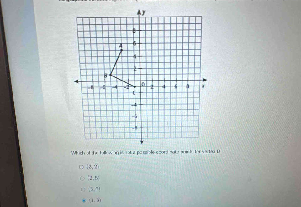 (3,2)
(2,5)
(3,7)
(1,3)