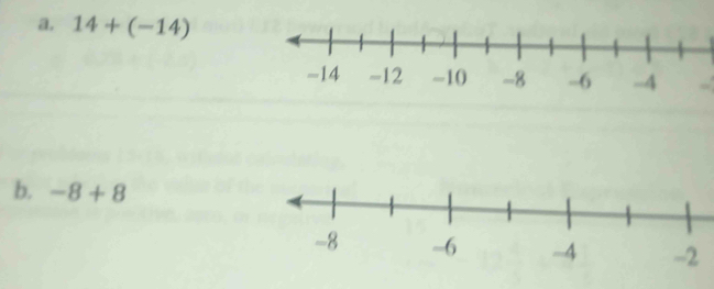 14+(-14)
b. -8+8