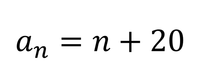 a_n=n+20