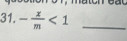 - x/m <1</tex> _