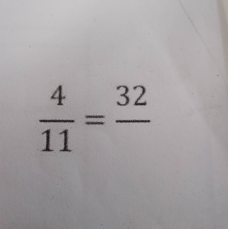  4/11 =frac 32