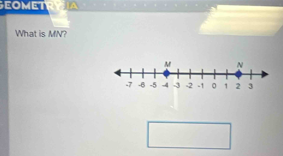 GEOMET 
What is MN?