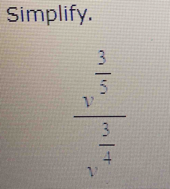 Simplify.
frac beginarrayr  2/5  *  5/4 endarray  5/4 