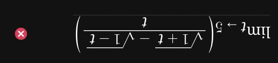 (frac 1_ 1-1^(wedge)-_ 1+1