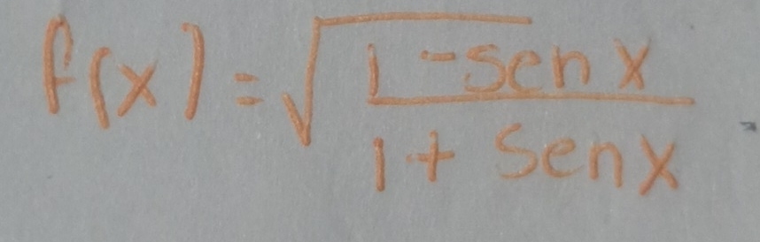 f(x)=sqrt(frac 1-s)x 1+se