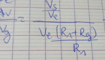 frac v_0v_2v_0=frac frac v_0v_2v_0(frac R_0+R_g)R_g