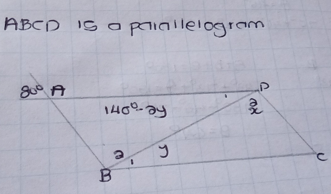 ABCD is a prallelogram