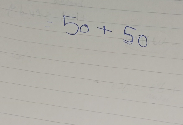 =50+50