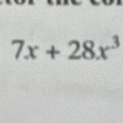 7x+28x^3