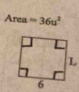 Area=36u^2