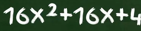 16x^2+16x+4