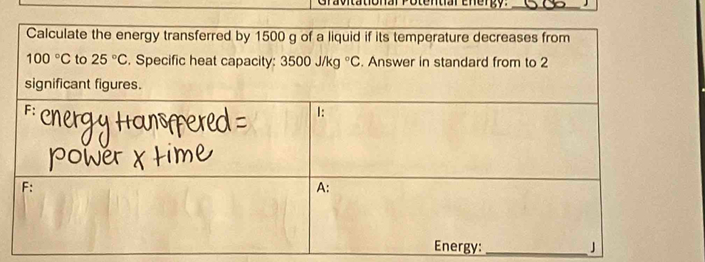 Potential energy:_