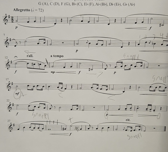 G(A), C(D), F(G), Bb(C), Eb(F), Ab(Bb), Db(Eb), Gb(Ab)
Allegretto (d=72)
p
17.
a
22
7 ρ
C.
f
P
27 rit.
o.
f