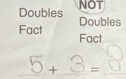 NOT 
Doubles 
Doubles 
Fact 
Fact 
_+_ 
_=