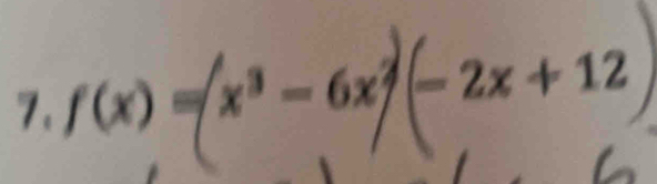 f(x) =[x³ - 6x]|- 2x + 12