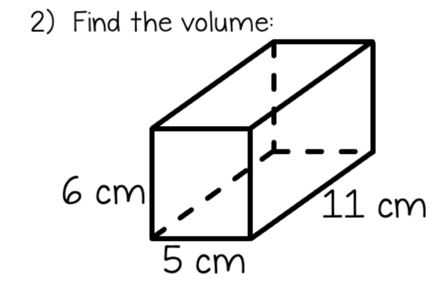 Find the volume: