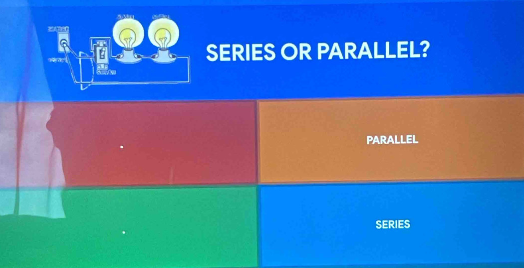 SERIES OR PARALLEL?
PARALLEL
SERIES