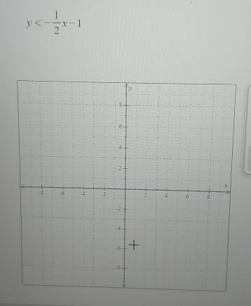 y<- 1/2 x-1