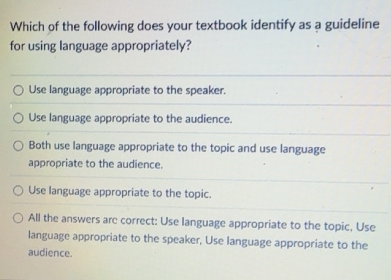 Solved: Which of the following does your textbook identify as a ...