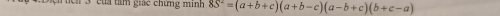 của tâm giác chứng minh 8S^2=(a+b+c)(a+b-c)(a-b+c)(b+c-a)