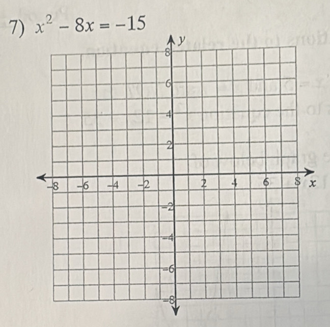 x^2-8x=-15