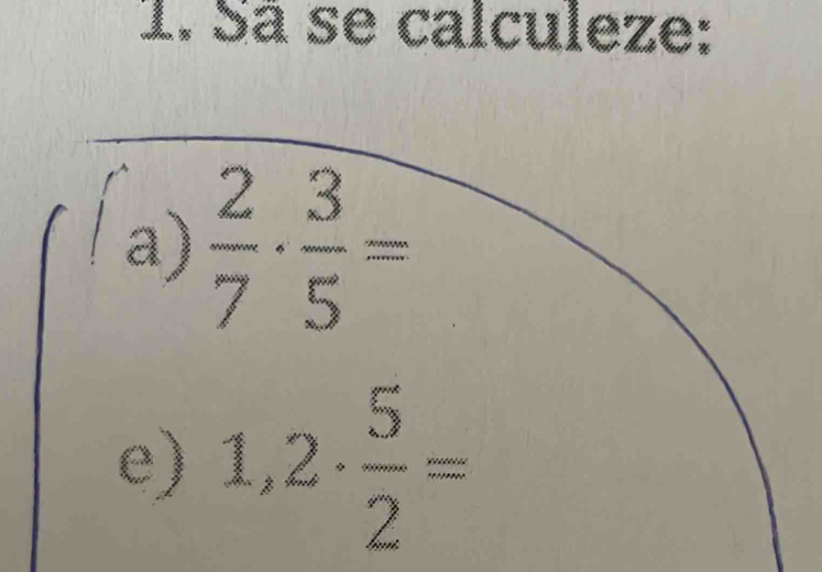 Sã se calculeze: