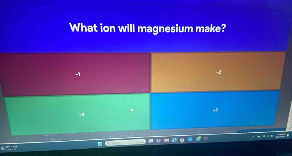 What ion will magnesium make?
-1
tnn - 1