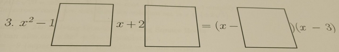 x^2-1□ x+2□ =(x-□ )(x-3)