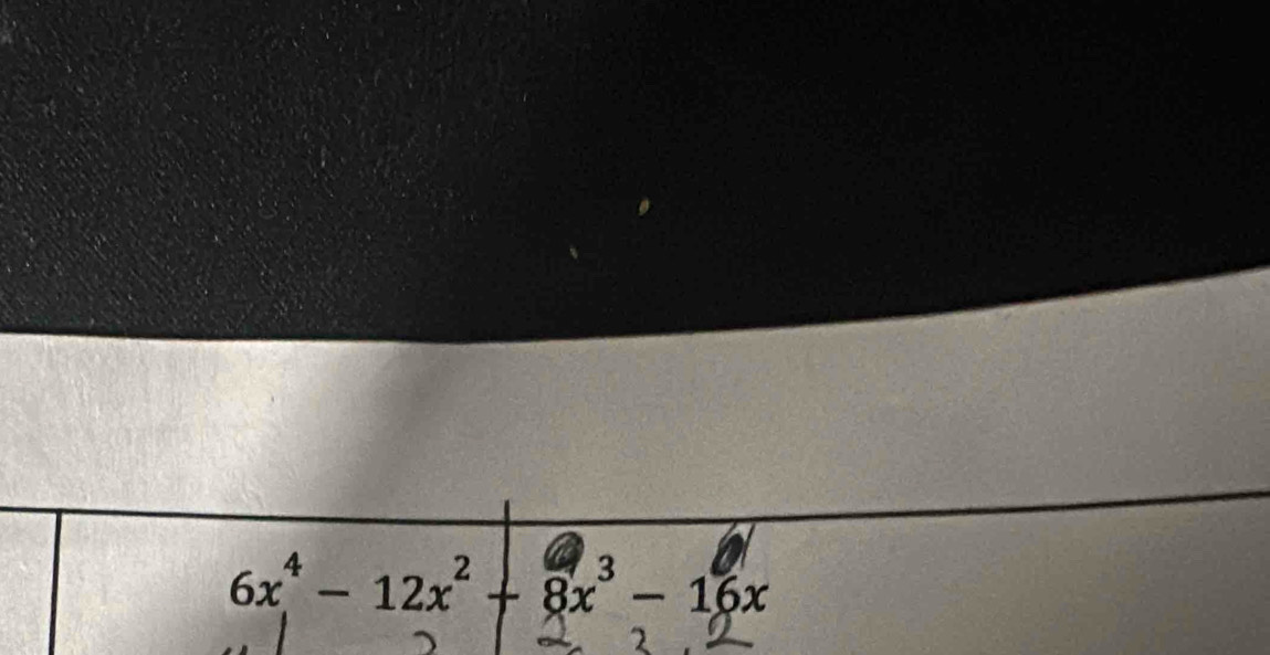 6x - 12x² + 8x³ - 16x