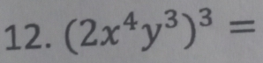 (2x^4y^3)^3=