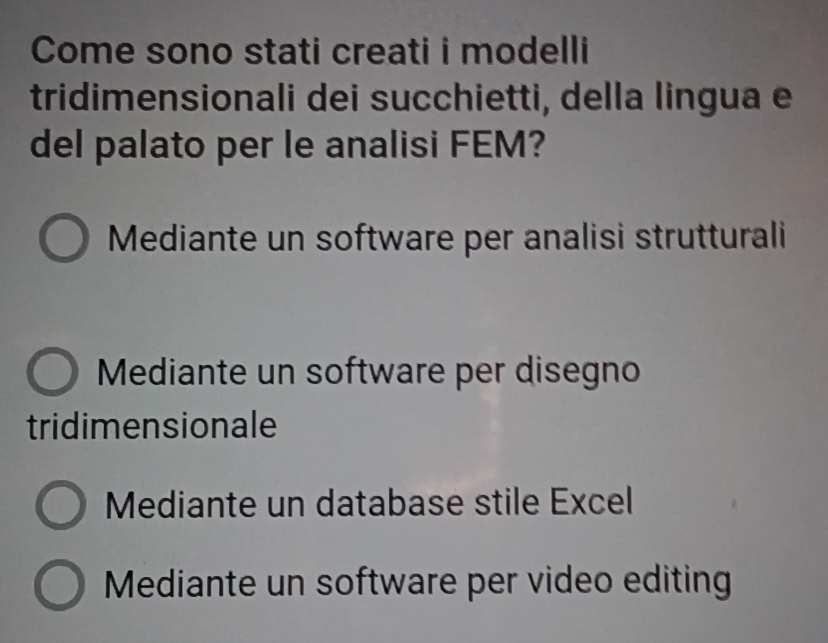 Risolto:Come sono stati creati i modelli tridimensionali dei succhietti ...