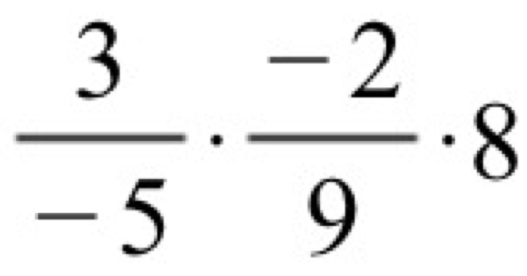  3/-5 ·  (-2)/9 · 8